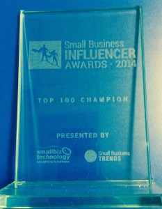 Veteran Owned Business Project has been named a Top 100 Champion in the 2014 Small Business Influencer Awards