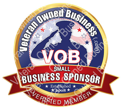 Official Veteran Owned Business Small Business Sponsor Badge